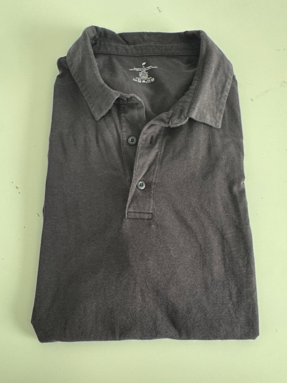 Fabletics Classic Men's Black Polo Shirt 3 button. Size XL